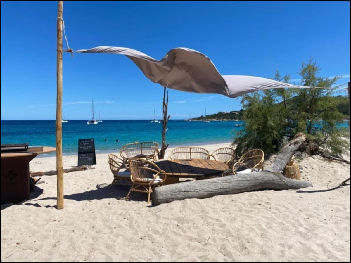 Les Lodges De La Plage U Dragulinu Сари-Соленцара Экстерьер фото